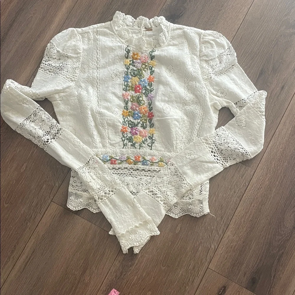Free People Garden Grace Top